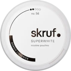 Skruf Super White Nordic Liquorice Medium Strength