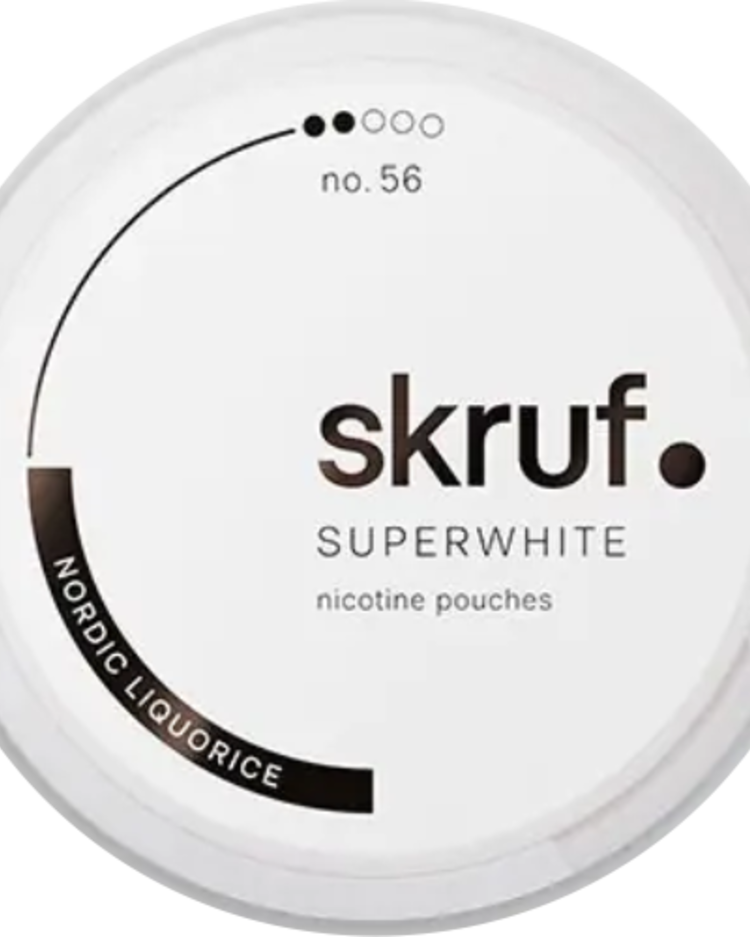 Skruf Super White Nordic Liquorice Medium Strength